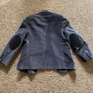 Boys Velvet Blazer w/elbow patches